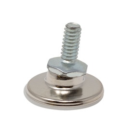 Nickel Plated Shell with White Base