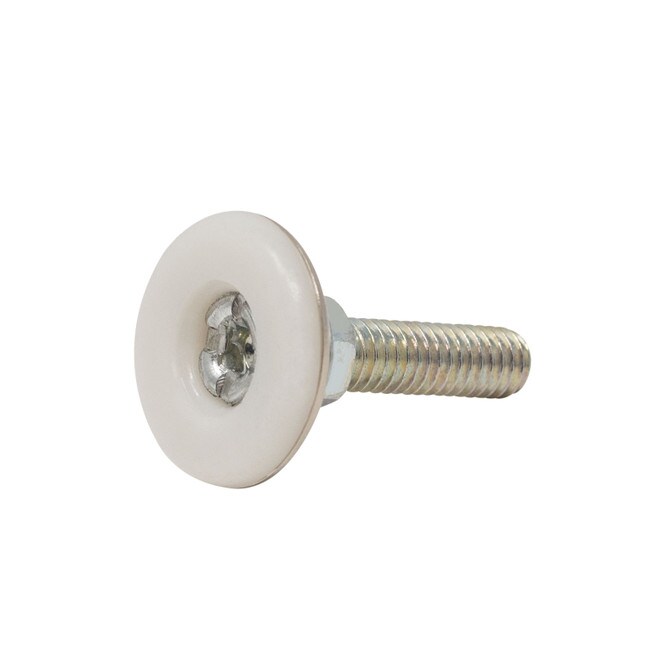 1-1/8in Dia Nickel Plated Shell with White PE Base | Monaco Leveler
