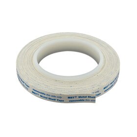 1/2" Wide x 1/32" Thick Removeable Tape for Metal Shelving