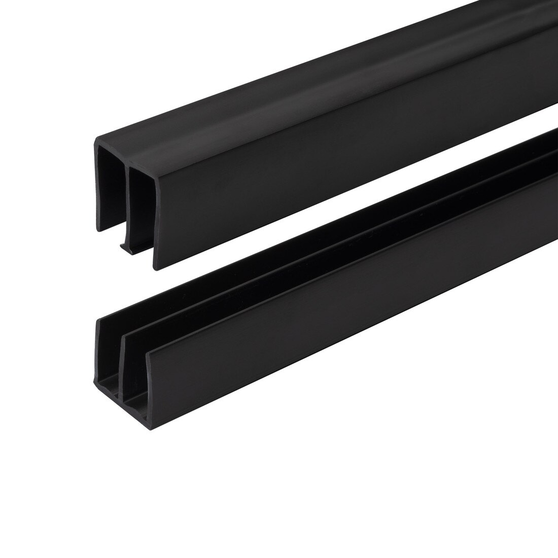 3/8in W | Plastic Miracle Sliding Door Track for 1/4in Glass