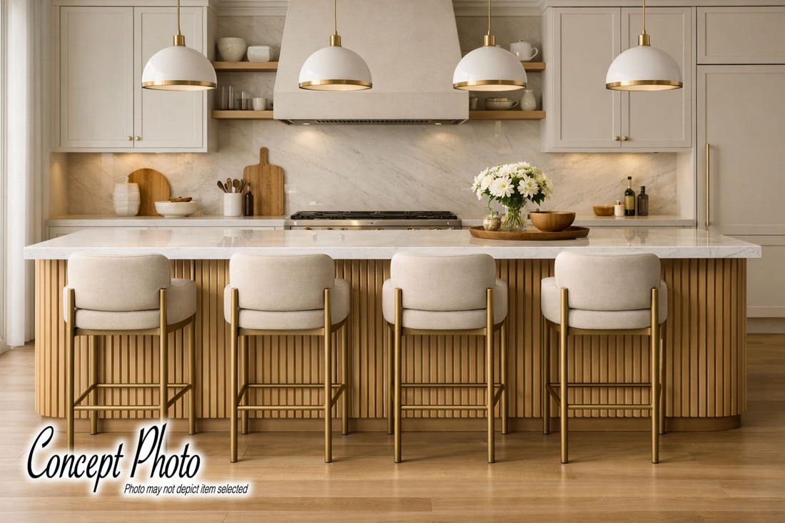 Fluted Pencil Slat Tambour Wood Panels with Narrow 3/4" Decorative Reeded Profile