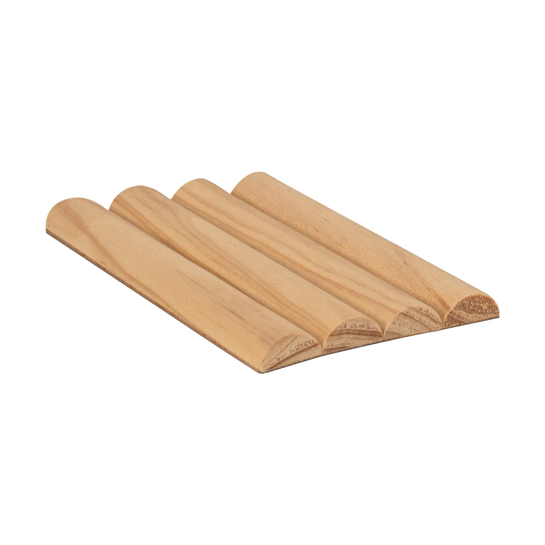 1' Wide x Nominal 8' HighUnfinished Solid Wood Tambour Sheet 3/4