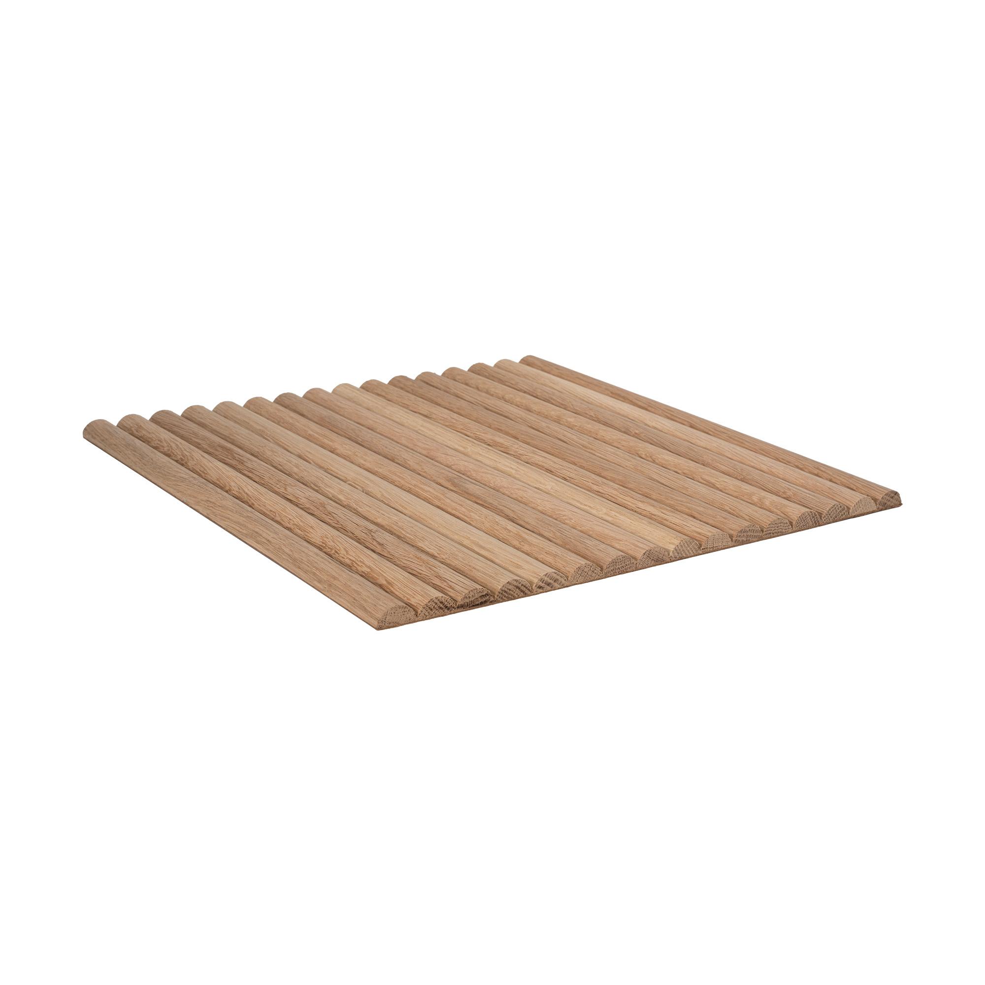 Half Round Solid Wood Tambour Panels with 3/4
