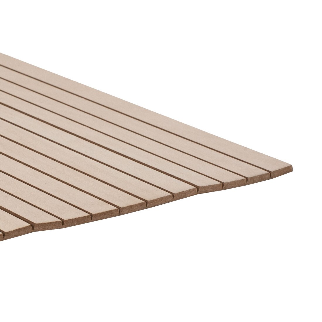 Decorative 3/4" Slat Veneer Tambour Panels for Fluted Wall & Furniture Design
