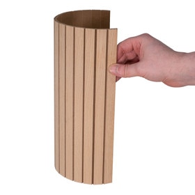 Decorative 3/4" Slat Veneer Tambour Panels for Fluted Wall & Furniture Design