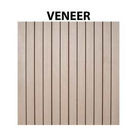 Wide Slat Veneer Tambour Wall Panels for Modern Commercial & Residential Accent Walls