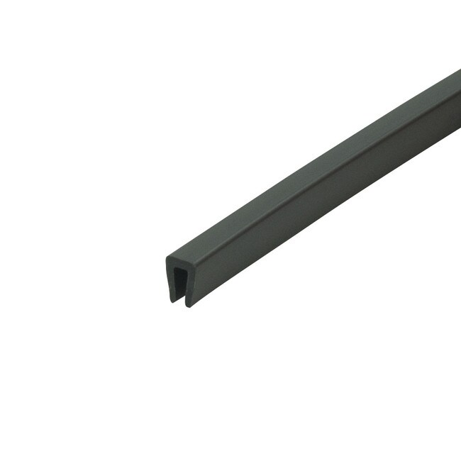 1/16in | Dark Gray Nylon | Flexible U Channel Moulding | 100ft Coil | NG-0062SB Series