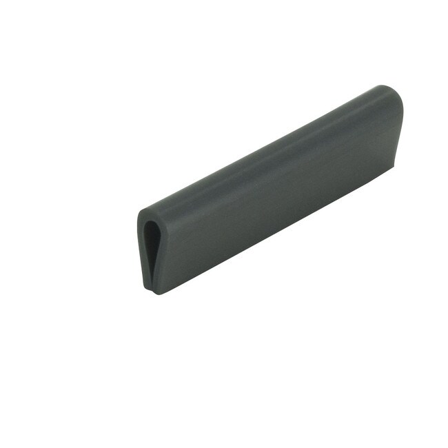 1/16in-1/8in | Dark Gray Nylon | Flexible U Channel Moulding | 100ft Coil