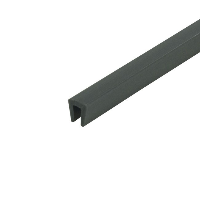 1/8in | Dark Gray Nylon | Flexible U Channel Moulding | 100ft Coil | NG-0125SB Series
