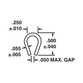 1/8in-1/4in | Dark Gray Nylon | Flexible U Channel Moulding | 100ft Coil