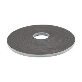 Black 1/2" W x 1/32" T Foam Tape, 2 Sides Removable 216' Coil