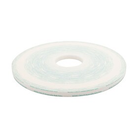 White 1/2" W x 1/32" T Foam Tape, 2 Sides Removable 216' Coil