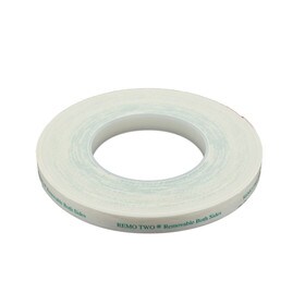 1/2" Wide x 1/32" Thick White Removeable Tape Two Sides
