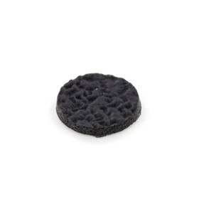 1/2in Dia | Embossed Black Thermoplastic Rubber | Round Non-Skid Pad