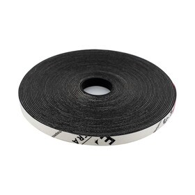 1/2in W | Embossed Black Thermoplastic Rubber | Non-Skid Pad | 50ft Roll