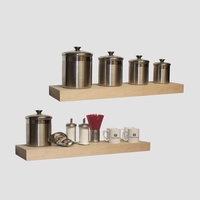 Wood Floating Shelf Kit 36in Long OFS1036