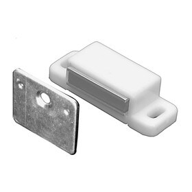 1/2in H x 5/8in W x 1-13/16in Long | Plastic Magnetic Catch with Strike Plate | OI-150 Series