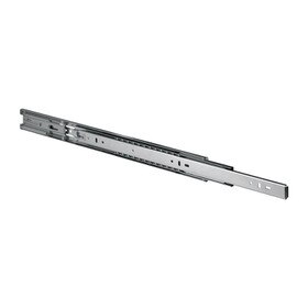 Fulterer OI-5000 Series | Clear Zinc Cold Rolled Steel | Ball Bearing with Soft Close Full Extension Drawer Slide