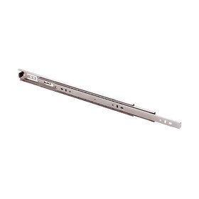 Fulterer OI-5045 Series | Clear Zinc Cold Rolled Steel | 100lb. Capacity | Low Profile Full Extension Drawer Slide