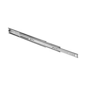 OI-5210S Series | Clear Zinc Cold Rolled Steel | 200lb. Capacity | Heavy Duty Full Extension Drawer Slide