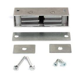 3/4in H x 1in W x 1-3/8in Long | 14lb Pull Force | Aluminum Magnetic Catch with Strike Plate | OI-732 Series