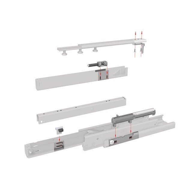 Heavy Duty Full Extension Pantry PullOut Drawer Slide OI77122