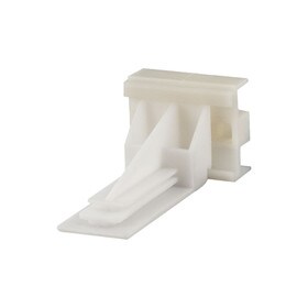 OI-S680 | White Finish Rear Socket Adjustable Undermount Drawer Slide