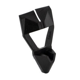 1/4in W x 1-11/16in Long | Clear | Locking Shelf Rest With 5MM Pin | For 3/4in Shelf Thickness | OPHS-1829 Series