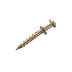 Yellow Copper Finish Steel Hilo Screw Dowel