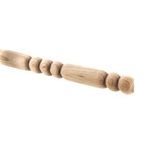 5/8" Wide x 5/16" Projection Maple Beaded Wood Accent Moulding 4' Length