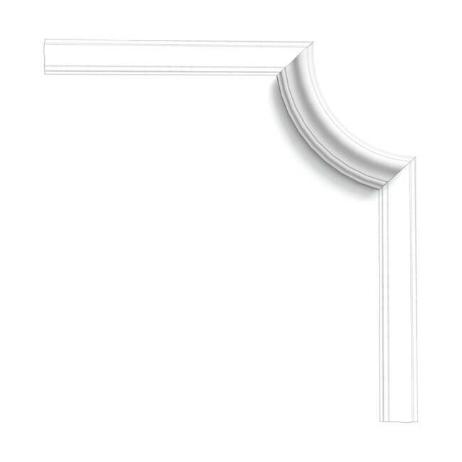 Orac Decor | High Density Polystyrene Panel Moulding Curve Used With P8030 | Primed White | 7-1/2in H x 5/8in Proj