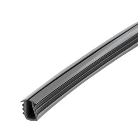 Glazing Trim | Grey Flexible PVC U-Channel | 100ft Coil