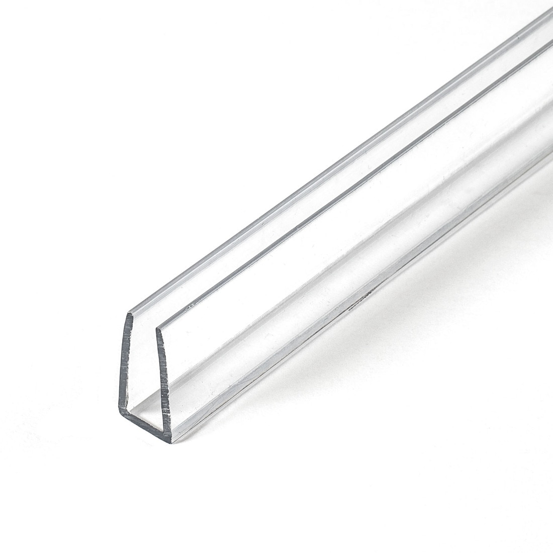 1/16in | Clear Butyrate U Channel Moulding | P2743 Series