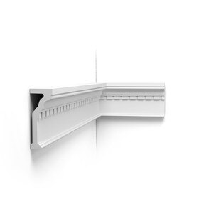 Orac Decor | Purotouch High Density Polyurethane Panel Moulding | Primed White | 5-3/4in H