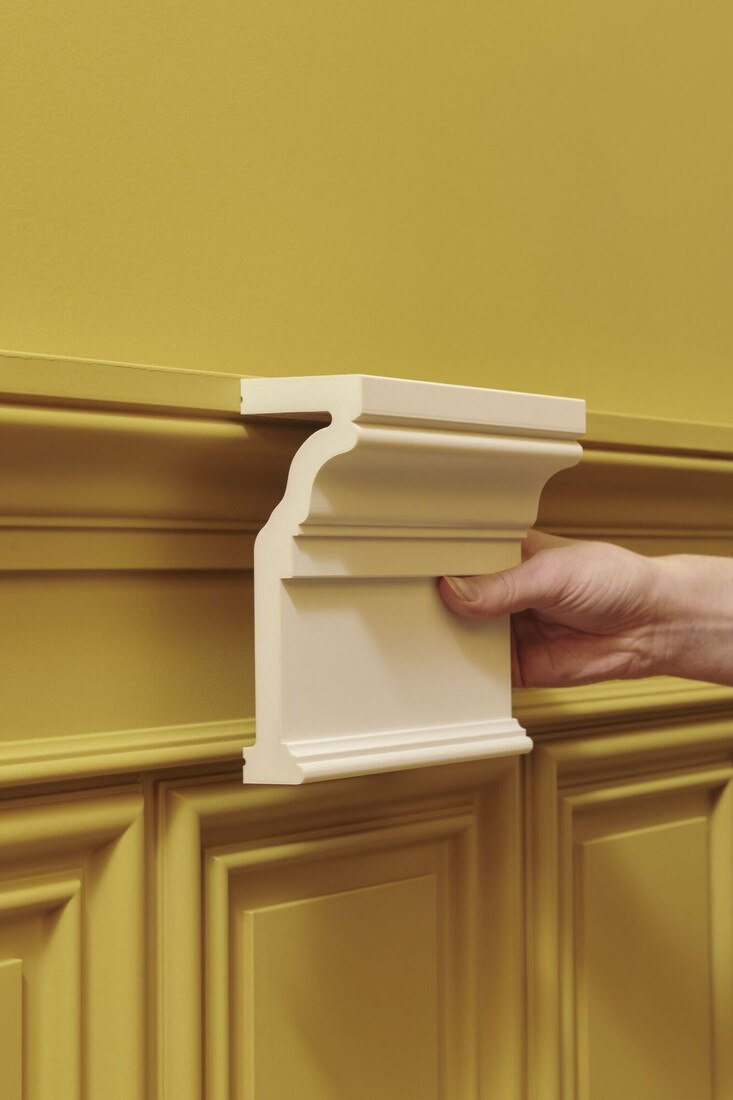 Orac Decor | Purotouch High Density Polyurethane Panel Moulding | Primed White | 5-3/4in H