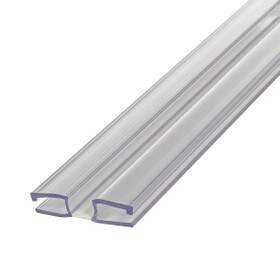 Clear PVC Panel Hinge | Fits 3/16in Panels | 12ft Length | P4506-CL Series