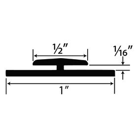 1/16in Styrene | Divider Moulding