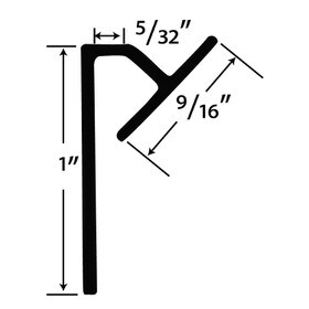 1/8in Styrene | Cap Moulding | P630 Series