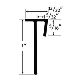 1/8in White Styrene | Cap Moulding