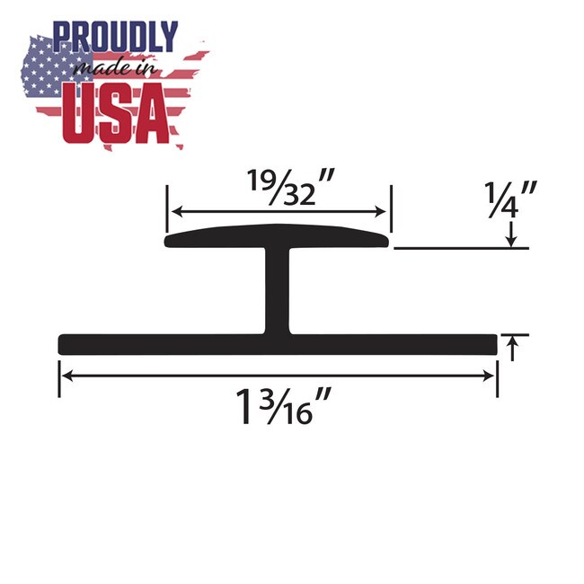 1/4in Styrene | Divider Moulding | P651 Series