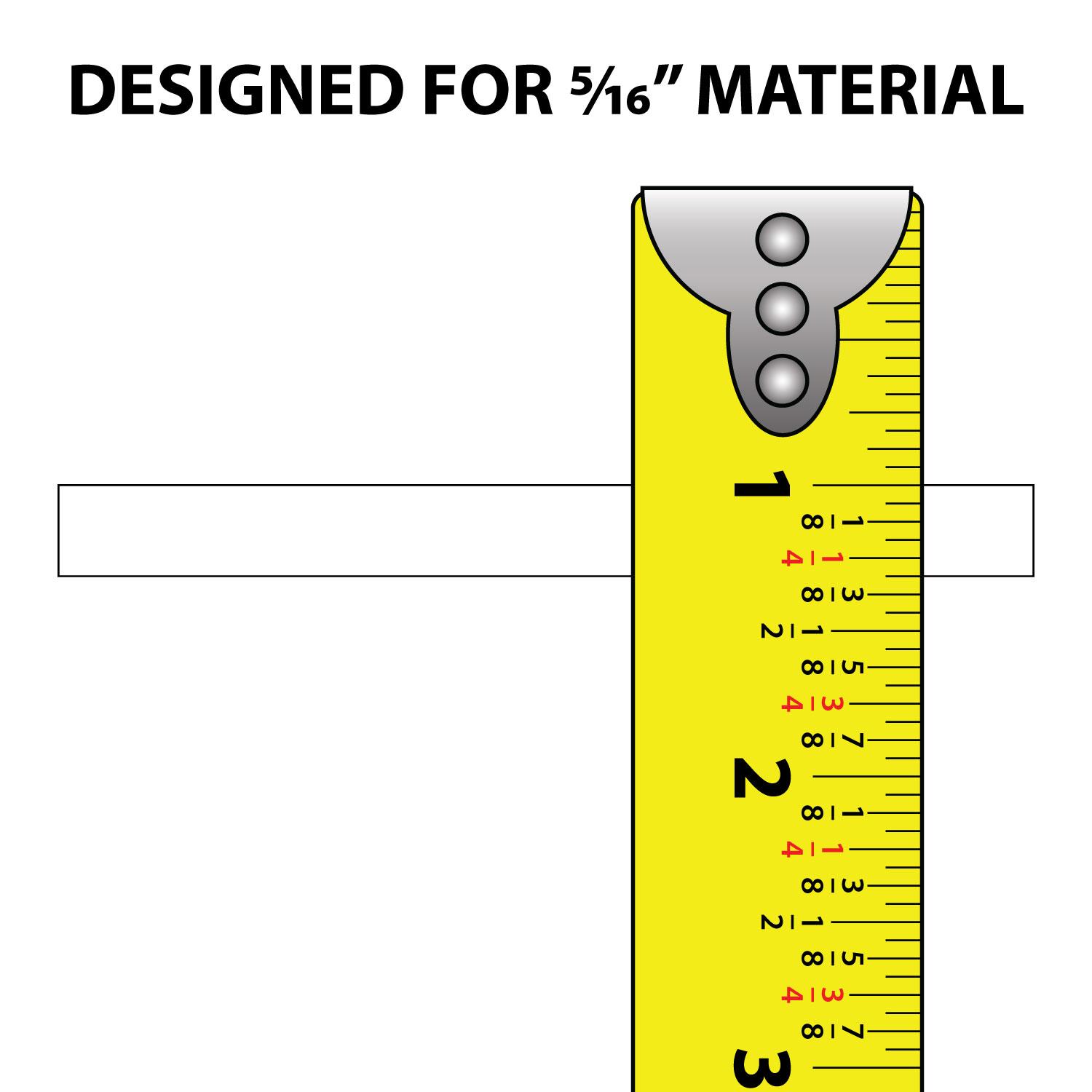Outwater Plastic H Channel Fits Material 5/16 Inch Thick White Styrene Divider - Picture 8 of 23