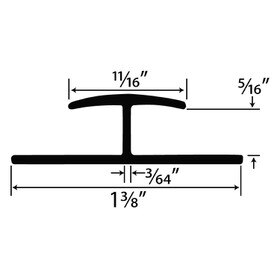 5/16in Styrene | Divider Moulding