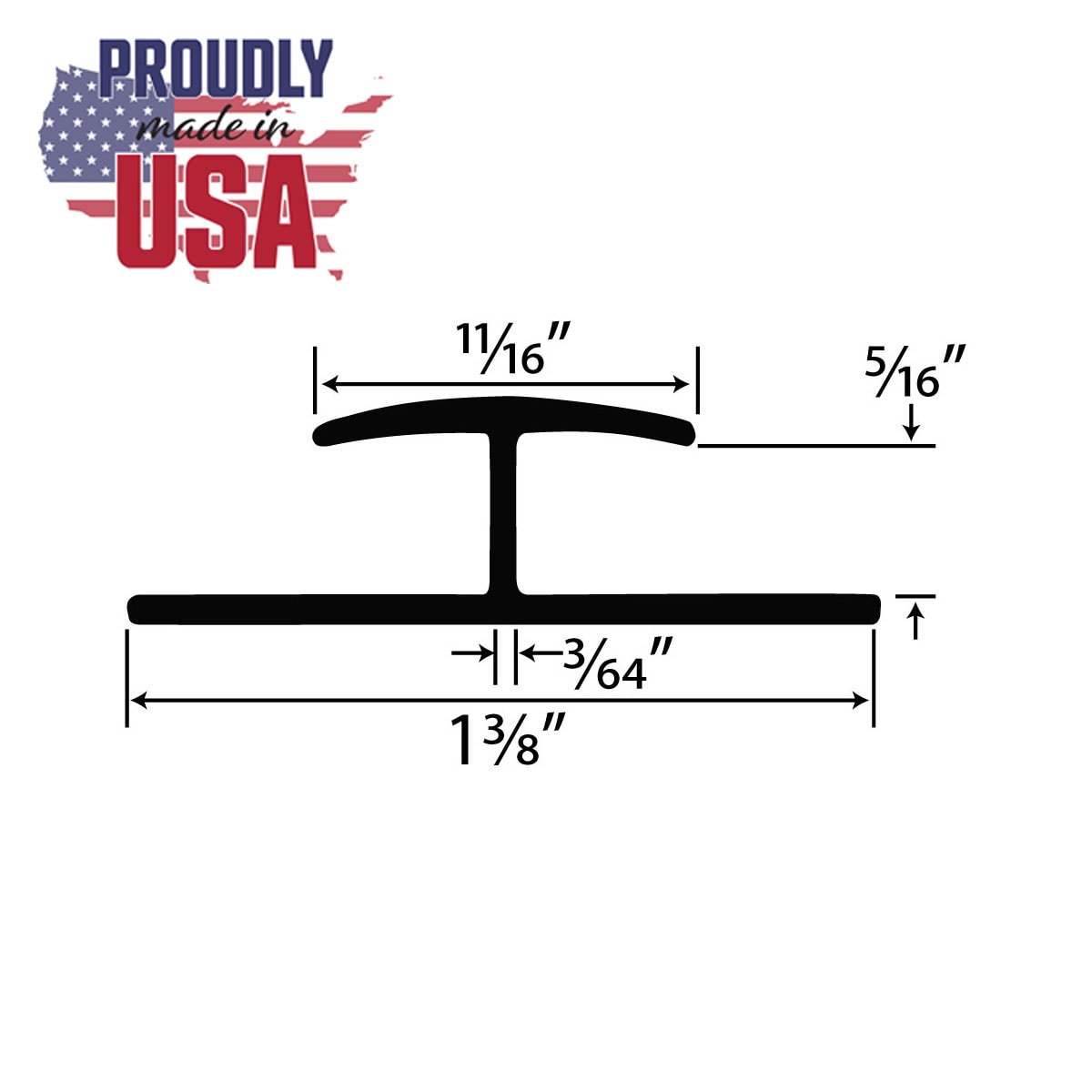 Outwater Plastic H Channel Fits Material 5/16 Inch Thick White Styrene Divider - Picture 7 of 23