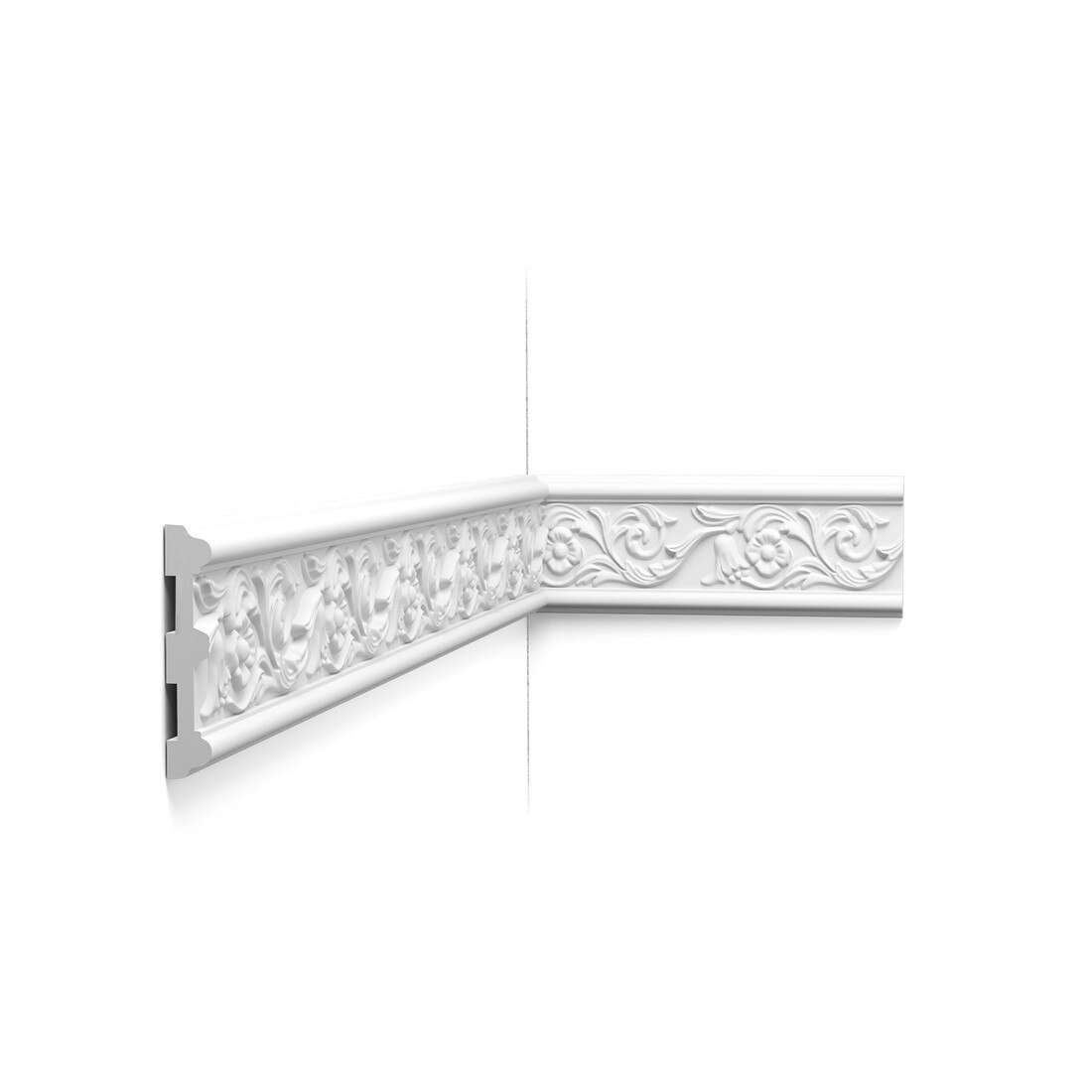 Orac Decor | Purotouch High Density Polyurethane Panel Moulding | Primed White | 4-3/8in H x 3/4in Proj