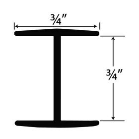 3/4in Styrene | Divider Moulding