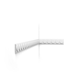 Orac Decor | High Density Polyurethane Panel Moulding | Primed White | 2-3/8in H x 78-3/4in Long