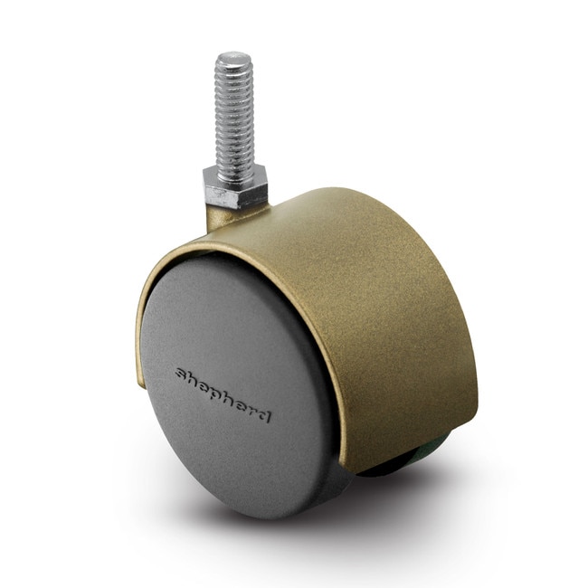 Swivel Hooded Twin Wheel Caster 3 8 16 X 3 4in Long Threaded Stem PAC swivel-hooded-twin-wheel-caster-3-8-16-x-3-4in-long-threaded-stem-pac