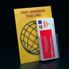 Pre-formed Stick-On Brochure Pocket
