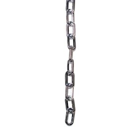 1" Polished Chrome Plastic Chain 16' Length