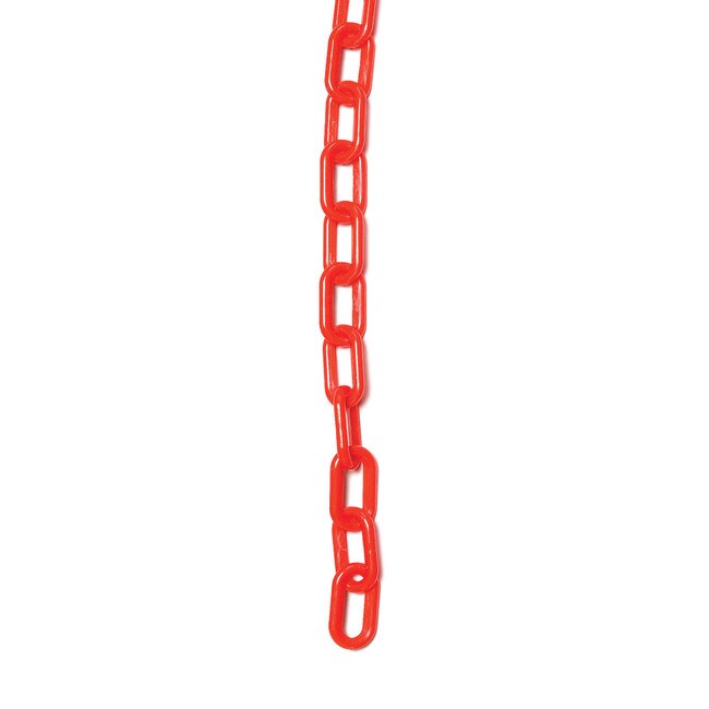 1-1/2" Red Plastic Chain 33' Length